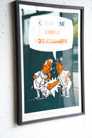 France ウォールポスター<br>ヴィンテージ <br>大和店・reload店 - ヴィンテージ SHARK ATTACK