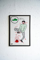 France ウォールポスター<br>ヴィンテージ <br> 大阪店・大和店 - ヴィンテージ SHARK ATTACK