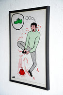 France ウォールポスター<br>ヴィンテージ <br> 大阪店・大和店 - ヴィンテージ SHARK ATTACK