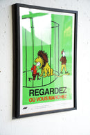 France ウォールポスター<br>ヴィンテージ <br> 大阪店・大和店 - ヴィンテージ SHARK ATTACK