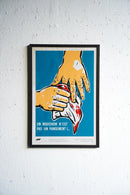 France ウォールポスター<br>ヴィンテージ <br> 大阪店・大和店 - ヴィンテージ SHARK ATTACK