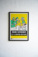 France ウォールポスター<br>ヴィンテージ <br> 大阪店・大和店 - ヴィンテージ SHARK ATTACK