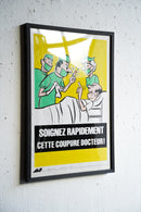 France ウォールポスター<br>ヴィンテージ <br> 大阪店・大和店 - ヴィンテージ SHARK ATTACK