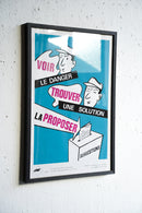 France ウォールポスター<br>ヴィンテージ <br> 大阪店・大和店 - ヴィンテージ SHARK ATTACK