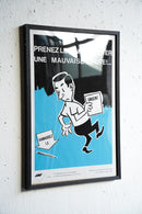 France ウォールポスター<br>ヴィンテージ <br> 大阪店・大和店 - ヴィンテージ SHARK ATTACK