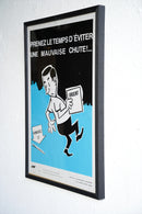 France ウォールポスター<br>ヴィンテージ <br> 大阪店・大和店 - ヴィンテージ SHARK ATTACK