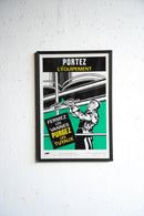 France ウォールポスター<br>ヴィンテージ <br> 大阪店・大和店 - ヴィンテージ SHARK ATTACK