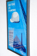 France ウォールポスター<br>ヴィンテージ <br> 大阪店・大和店・cerote antiques - ヴィンテージ SHARK ATTACK