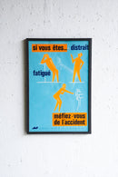 France ウォールポスター<br>ヴィンテージ <br> 大和店・大阪店 - ヴィンテージ SHARK ATTACK