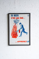 France ウォールポスター<br>ヴィンテージ <br> 大阪店・大和店 - ヴィンテージ SHARK ATTACK