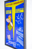 France ウォールポスター<br>ヴィンテージ <br> 大阪店・大和店・cerote antiques - ヴィンテージ SHARK ATTACK