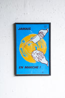 France ウォールポスター<br>ヴィンテージ <br> 大阪店・大和店・cerote antiques - ヴィンテージ SHARK ATTACK