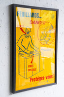 France ウォールポスター<br>ヴィンテージ <br> 大阪店・大和店・千駄ヶ谷店 - ヴィンテージ SHARK ATTACK