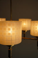 5灯デザインガラスシャンデリア<br>大阪店 hold nkmr - ヴィンテージ SHARK ATTACK