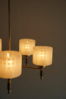 5灯デザインガラスシャンデリア<br>大阪店 hold nkmr - ヴィンテージ SHARK ATTACK