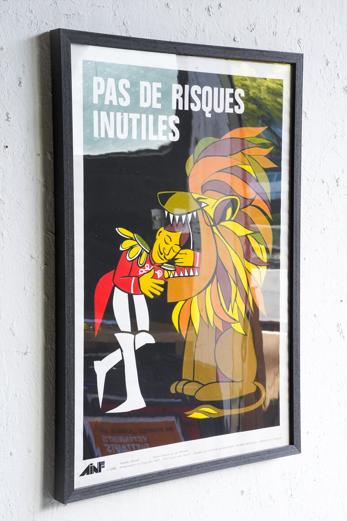 France ウォールポスター<br>ヴィンテージ <br> 大阪店 - ヴィンテージ SHARK ATTACK