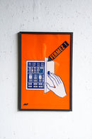 France ウォールポスター<br>ヴィンテージ <br> 大阪店 - ヴィンテージ SHARK ATTACK