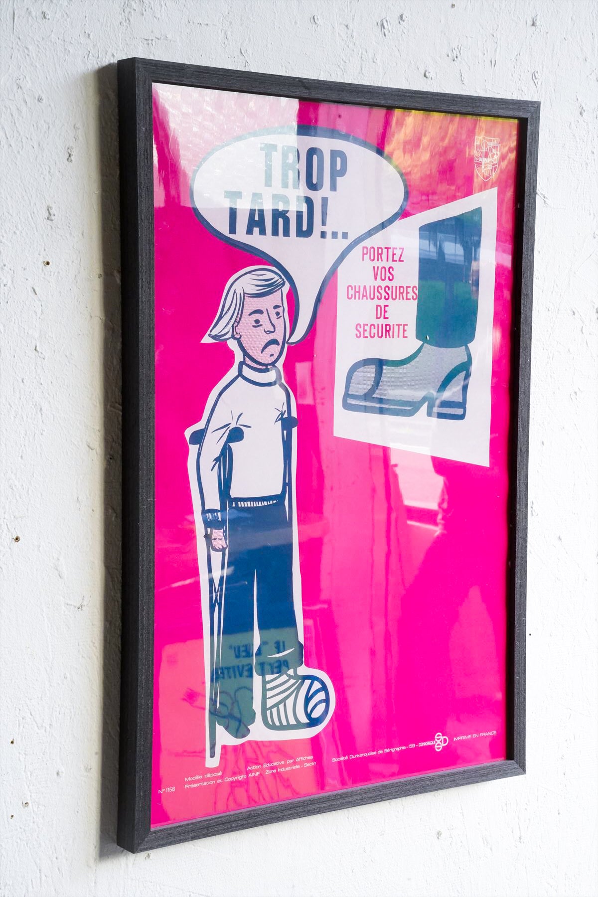 France ウォールポスター<br>ヴィンテージ <br> 大阪店・大和店 - ヴィンテージ SHARK ATTACK