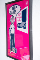 France ウォールポスター<br>ヴィンテージ <br> 大阪店・大和店 - ヴィンテージ SHARK ATTACK