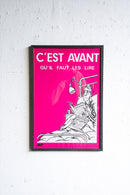 France ウォールポスター<br>ヴィンテージ <br> 大阪店・大和店・cerote antiques - ヴィンテージ SHARK ATTACK