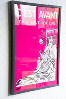 France ウォールポスター<br>ヴィンテージ <br> 大阪店・大和店・cerote antiques - ヴィンテージ SHARK ATTACK