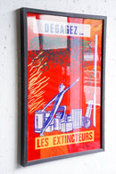 France ウォールポスター<br>ヴィンテージ <br> 大阪店・大和店 - ヴィンテージ SHARK ATTACK