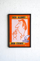 France ウォールポスター<br>ヴィンテージ <br> 大阪店・大和店 - ヴィンテージ SHARK ATTACK