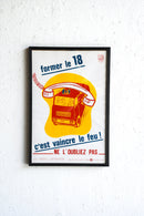 France ウォールポスター<br>ヴィンテージ <br> 大阪店・大和店 - ヴィンテージ SHARK ATTACK