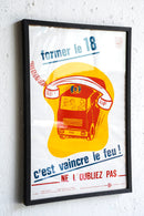 France ウォールポスター<br>ヴィンテージ <br> 大阪店・大和店 - ヴィンテージ SHARK ATTACK