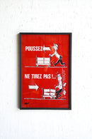 France ウォールポスター<br>ヴィンテージ <br> 大阪店・大和店 - ヴィンテージ SHARK ATTACK