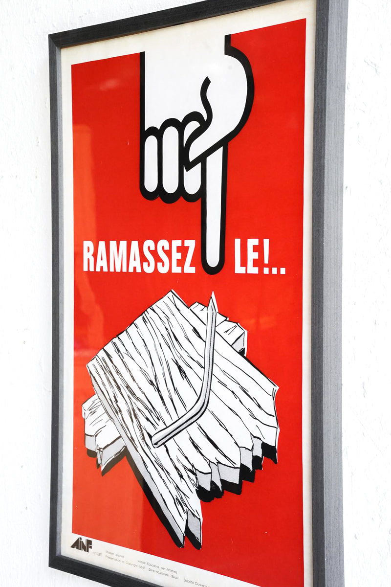 France 50s-60s Wall Poster Vintage<br> Osaka store/Yamato store