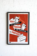 Franceウォールポスター<br>ヴィンテージ <br>大和店 - ヴィンテージ SHARK ATTACK