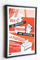 Franceウォールポスター<br>ヴィンテージ <br>大和店 - ヴィンテージ SHARK ATTACK