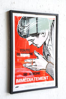 France ウォールポスター<br>ヴィンテージ <br> 大和店 - ヴィンテージ SHARK ATTACK