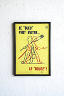 France ウォールポスター<br>ヴィンテージ <br> 大阪店・cerote antiques - ヴィンテージ SHARK ATTACK