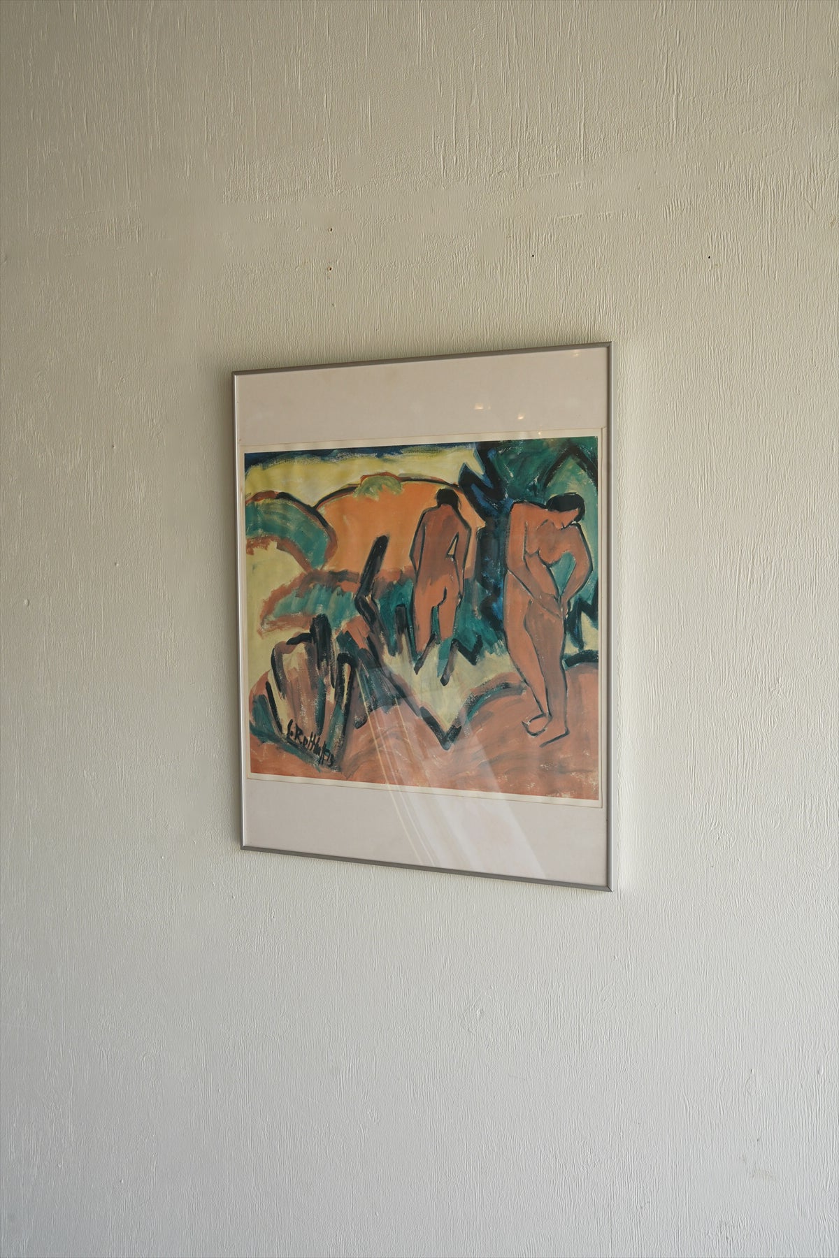 Karl Schmidt-Rottluff<br>「Summer」ウォールアート<br>1913 , Germany<br>大和店 - ヴィンテージ SHARK ATTACK