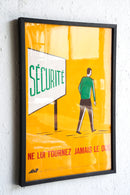 France ウォールポスター<br>ヴィンテージ <br> 大阪店・大和店 - ヴィンテージ SHARK ATTACK