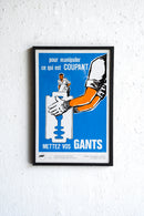 France ウォールポスター<br>ヴィンテージ <br> 大阪店・大和店・TAMAGAWA BASE - ヴィンテージ SHARK ATTACK