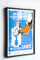 France ウォールポスター<br>ヴィンテージ <br> 大阪店・大和店・TAMAGAWA BASE - ヴィンテージ SHARK ATTACK