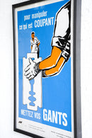 France ウォールポスター<br>ヴィンテージ <br> 大阪店・大和店・TAMAGAWA BASE - ヴィンテージ SHARK ATTACK