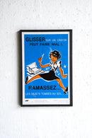 France ウォールポスター<br>ヴィンテージ <br> 大阪店・大和店 - ヴィンテージ SHARK ATTACK