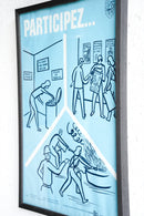 France ウォールポスター<br>ヴィンテージ <br> 大阪店・大和店 - ヴィンテージ SHARK ATTACK