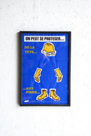 France ウォールポスター<br>ヴィンテージ <br> 大阪店・大和店・reload店 - ヴィンテージ SHARK ATTACK