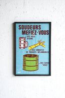 France ウォールポスター<br>ヴィンテージ <br> 大阪店・大和店 - ヴィンテージ SHARK ATTACK