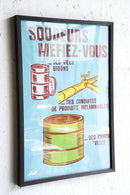 France ウォールポスター<br>ヴィンテージ <br> 大阪店・大和店 - ヴィンテージ SHARK ATTACK