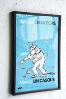 France ウォールポスター<br>ヴィンテージ <br> 大阪店・大和店・TAMAGAWA BASE - ヴィンテージ SHARK ATTACK