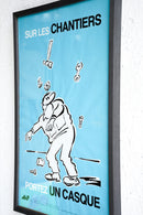 France ウォールポスター<br>ヴィンテージ <br> 大阪店・大和店・TAMAGAWA BASE - ヴィンテージ SHARK ATTACK