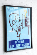 France ウォールポスター<br>ヴィンテージ <br> 大阪店・大和店 - ヴィンテージ SHARK ATTACK