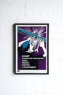 France ウォールポスター<br>ヴィンテージ <br> 大阪店・大和店・千駄ヶ谷店 - ヴィンテージ SHARK ATTACK