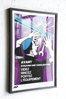 France ウォールポスター<br>ヴィンテージ <br> 大阪店・大和店・千駄ヶ谷店 - ヴィンテージ SHARK ATTACK